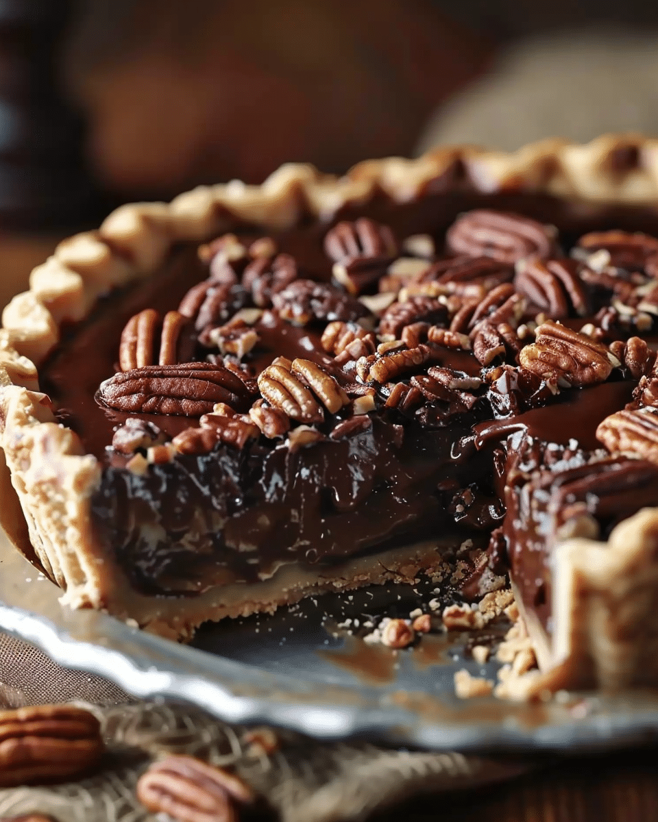Texas Chocolate Pecan Pie