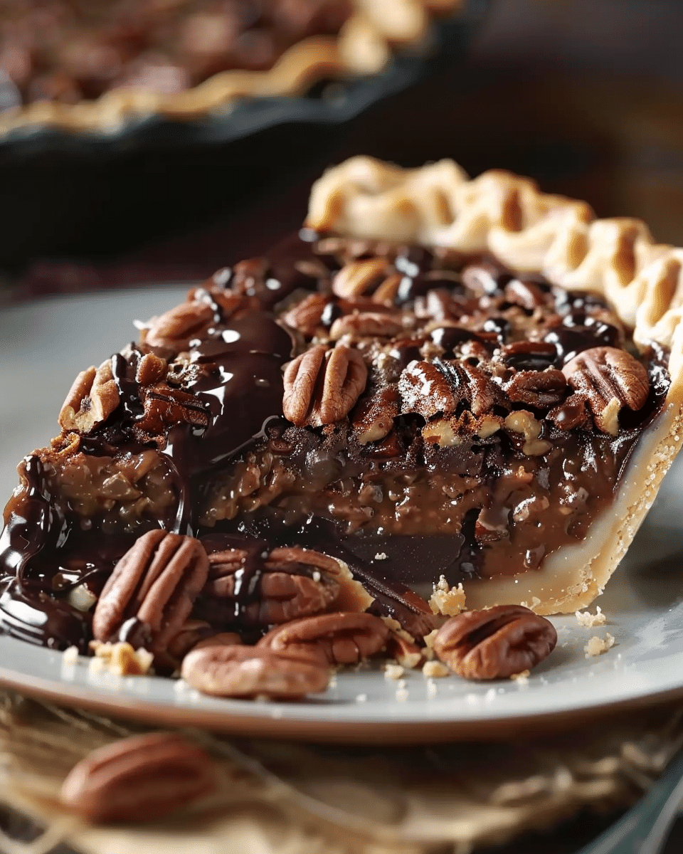 Texas Chocolate Pecan Pie