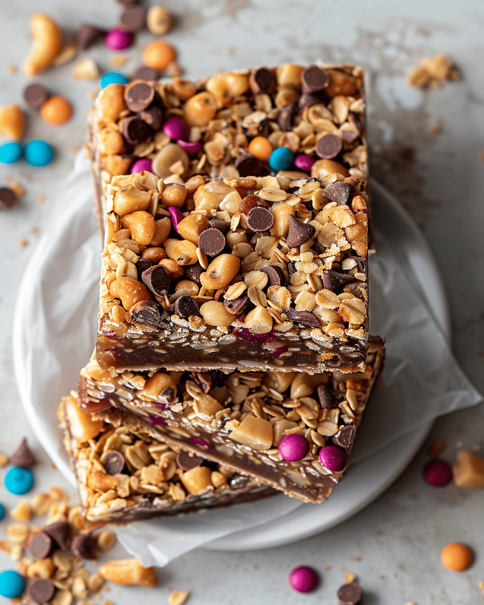 The BEST Homemade Crunch Bars