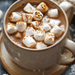 The Coziest Hot Chocolate with Toasted Marshmallows