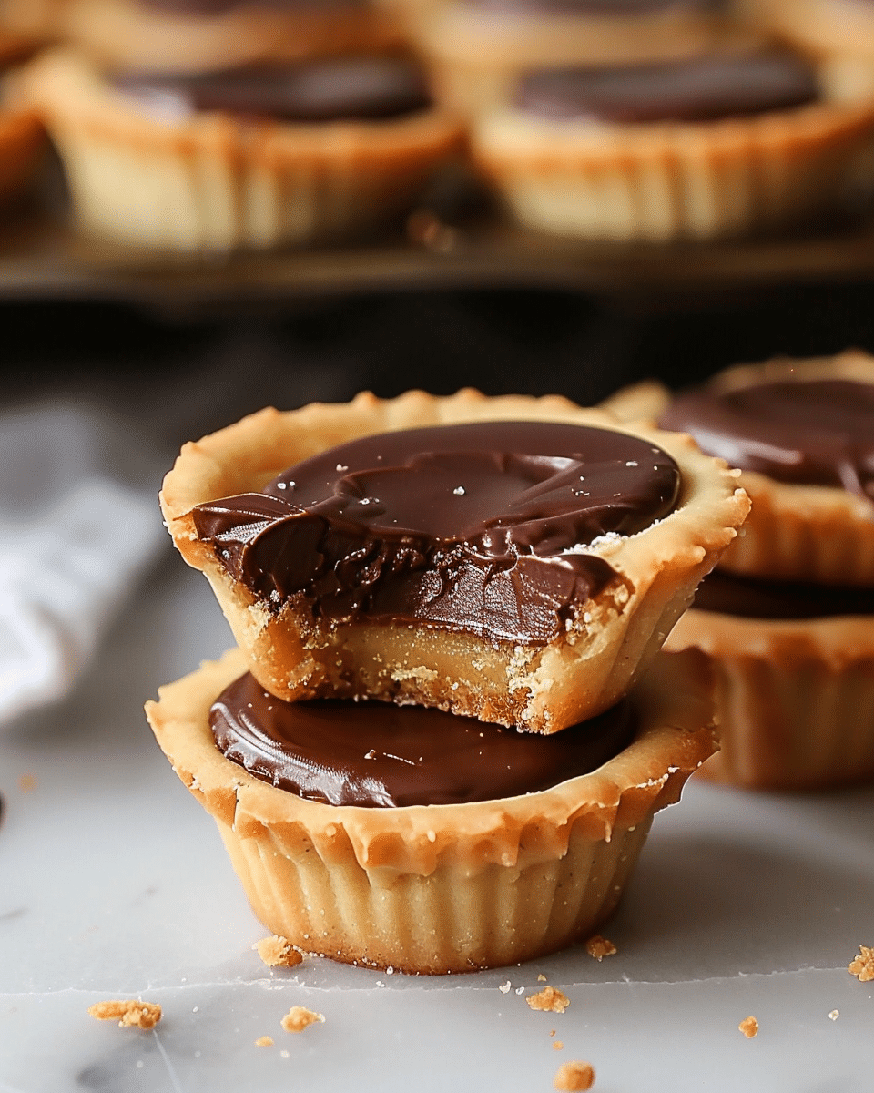 Twix Cookie Cups — Soft Sugar Cookie Cups Loaded with Caramel & Milk Chocolate