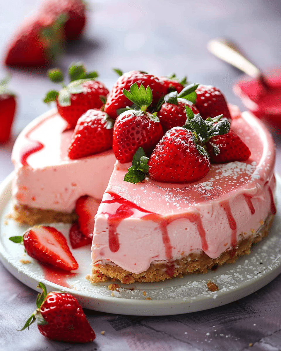 Velvet Strawberry Cheesecake: A Dreamy, Creamy Delight!