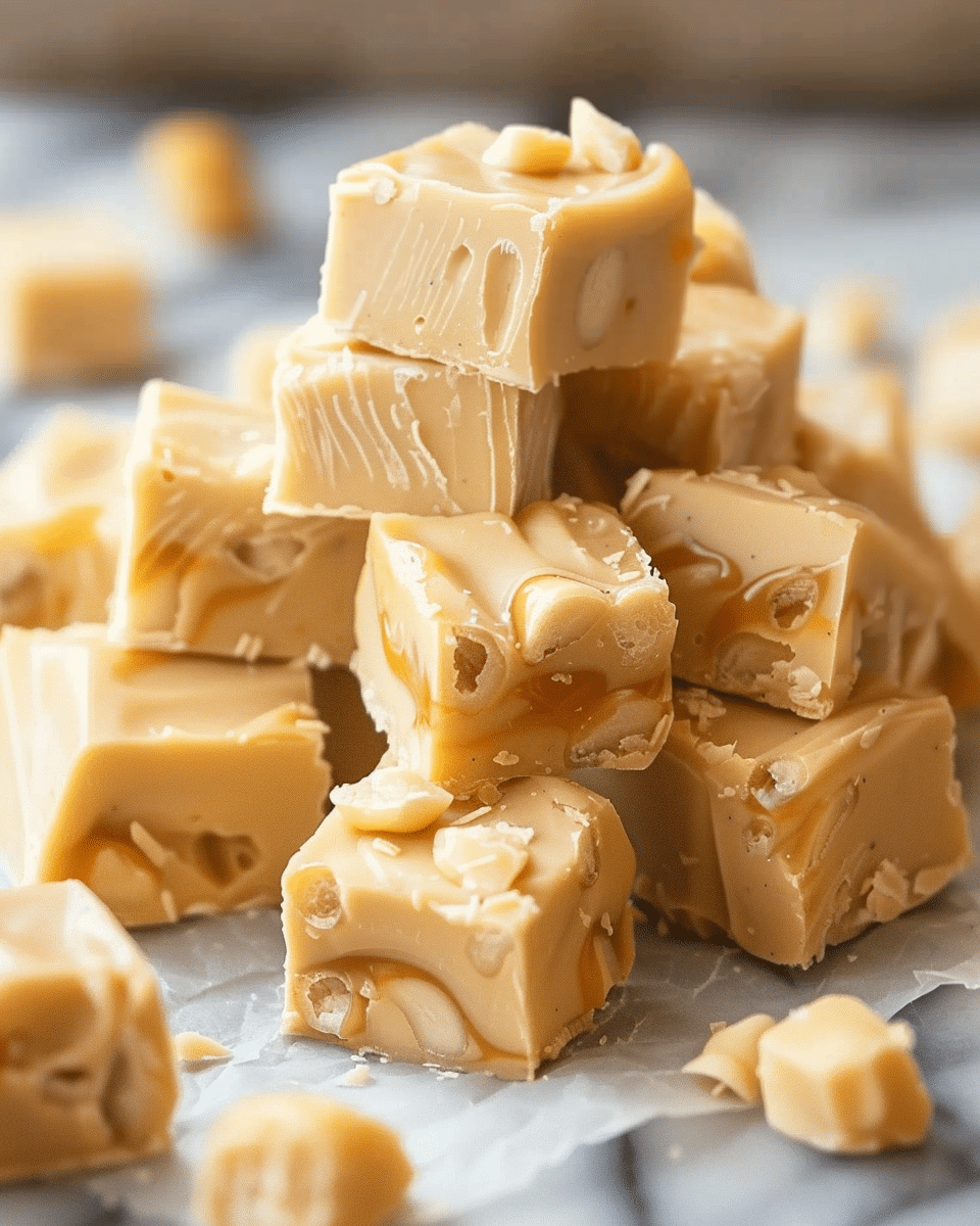 White Chocolate Caramel Fudge