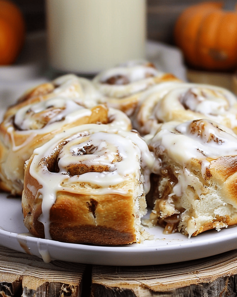 Apple Cider Cinnamon Rolls with Browned Butter Icing