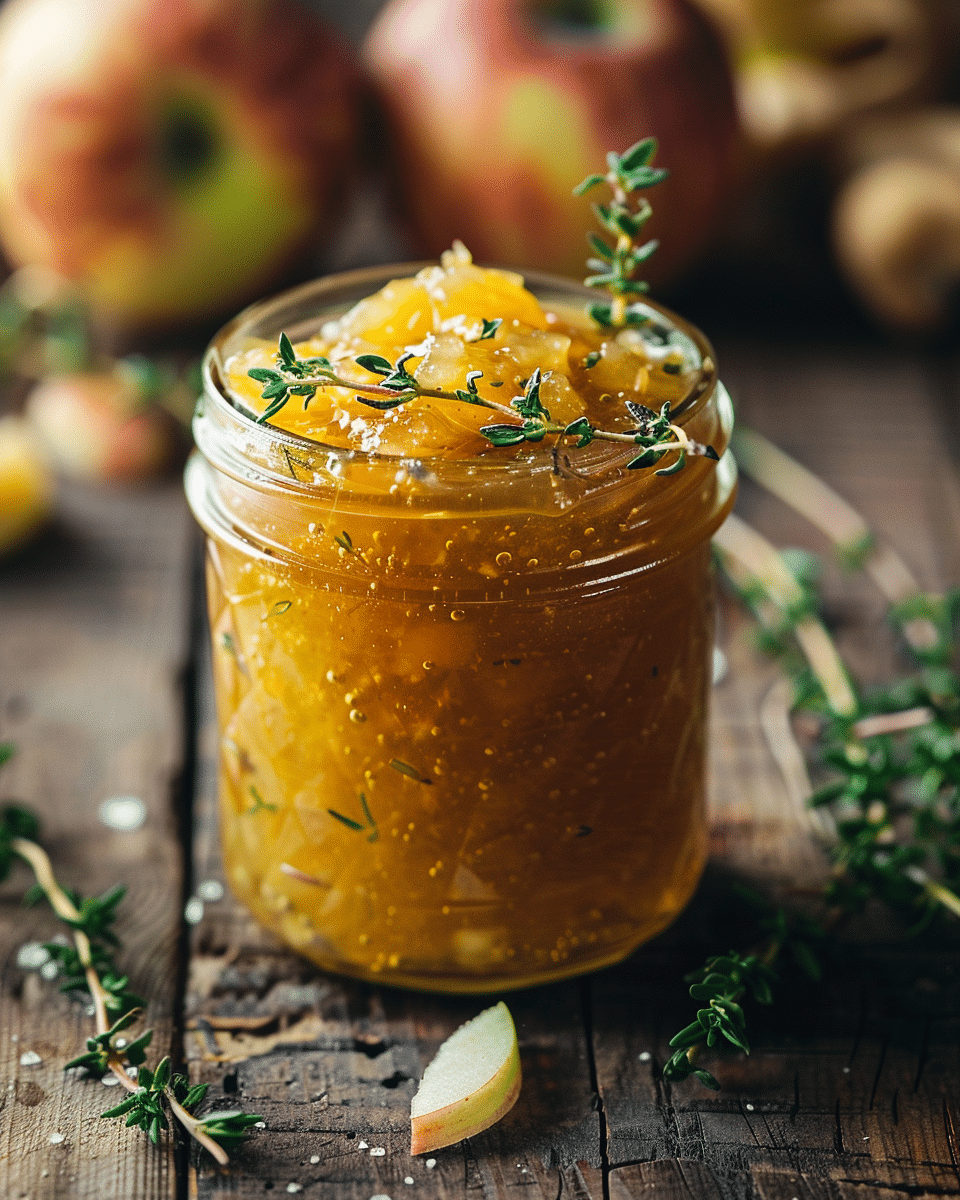 Apple Thyme Jam Recipe