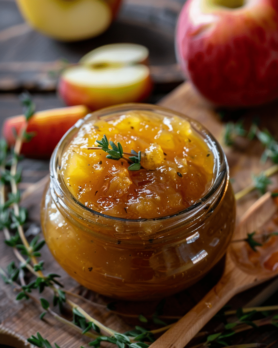 Apple Thyme Jam Recipe