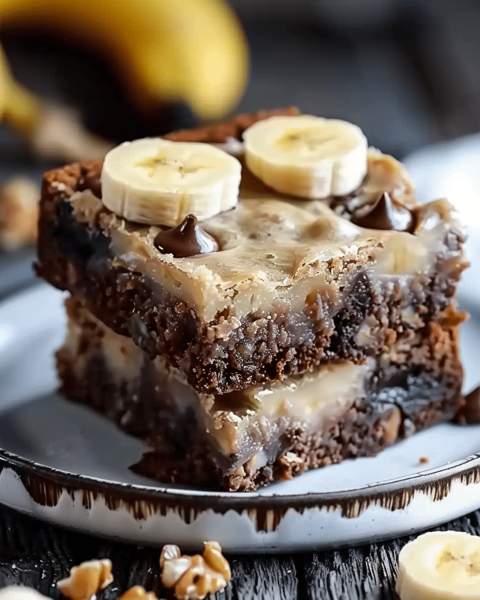 Banana Bread Brownies: Decadent Comfort You Can't Resist