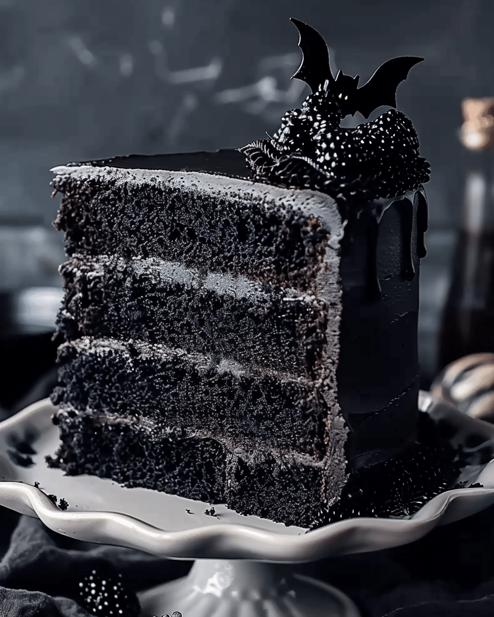 Black Velvet Halloween Cake: A Darkly Delicious Dessert for Your Spooky Party