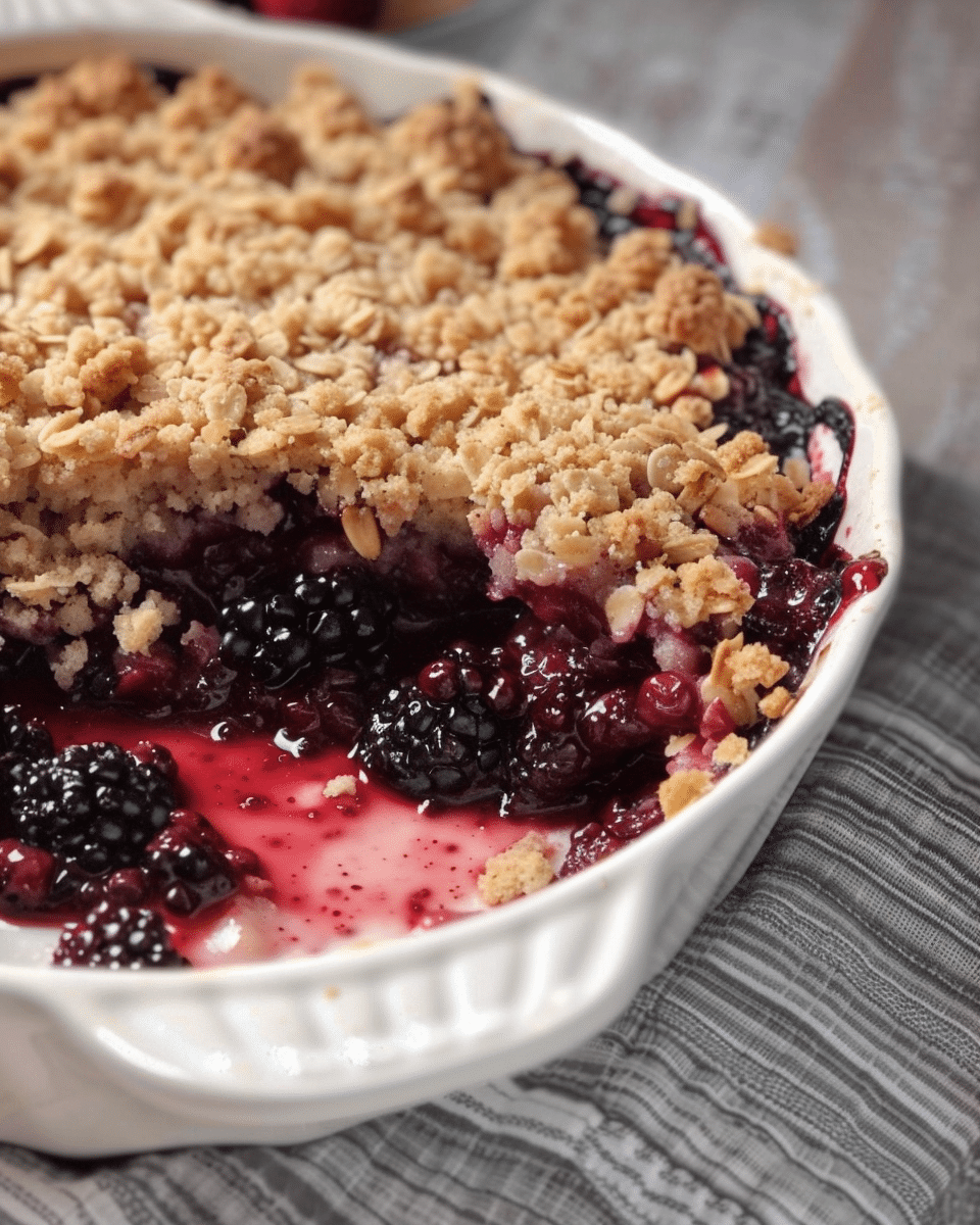 Blackberry Crisp