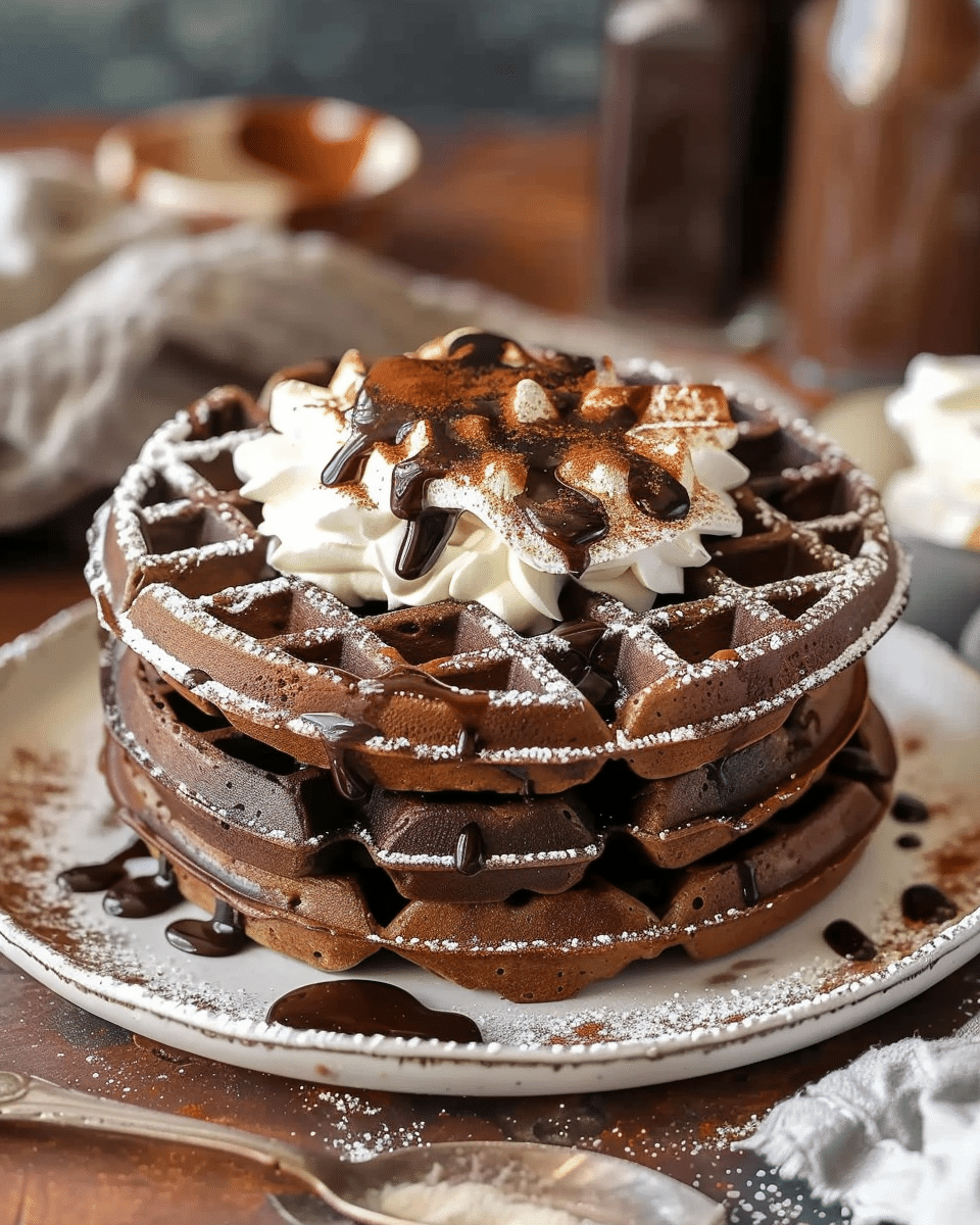 Brownie Waffles: A Rich, Guilt-Free Breakfast