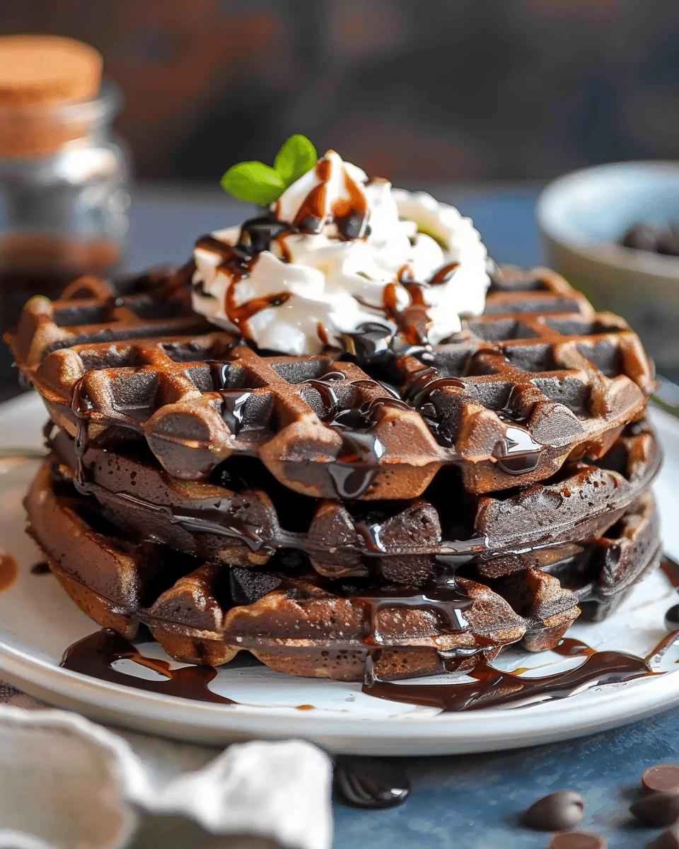 Brownie Waffles: A Rich, Guilt-Free Breakfast