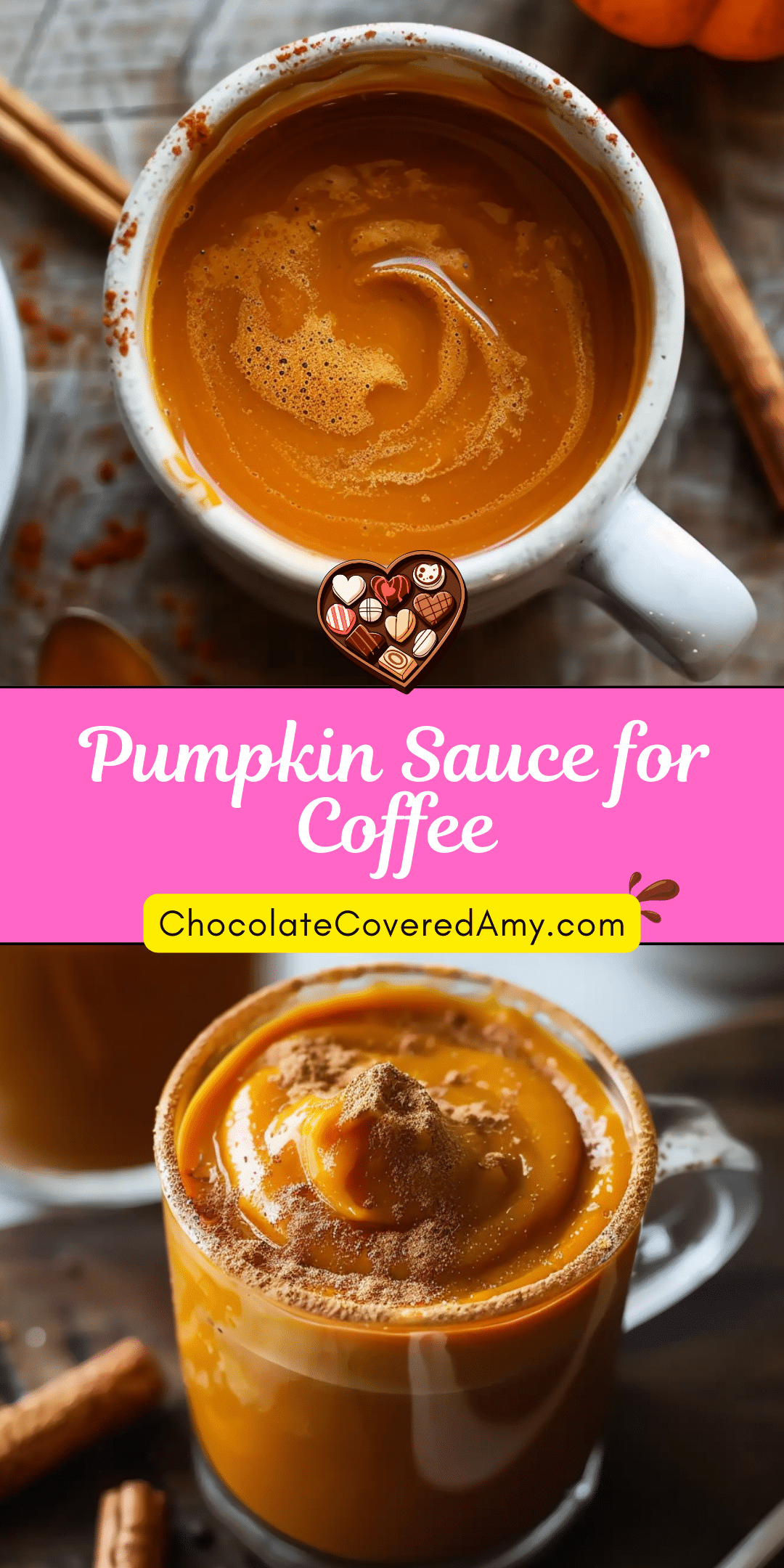 Pumpkin Sauce for Coffee | ChocolateCoveredAmy