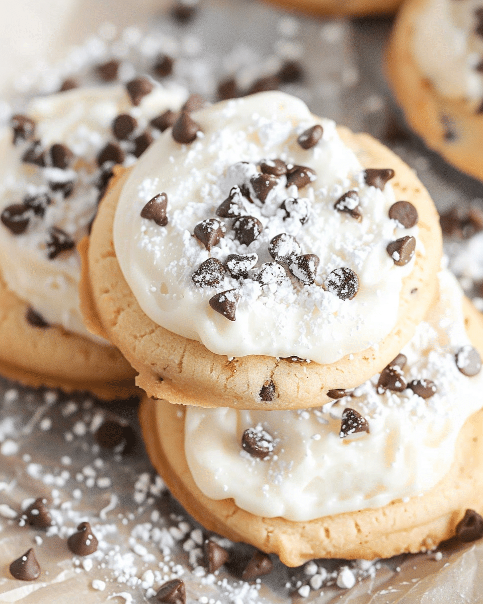 Easy Cannoli Cookies