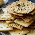 Cheese and Wholegrain Crackers Platter