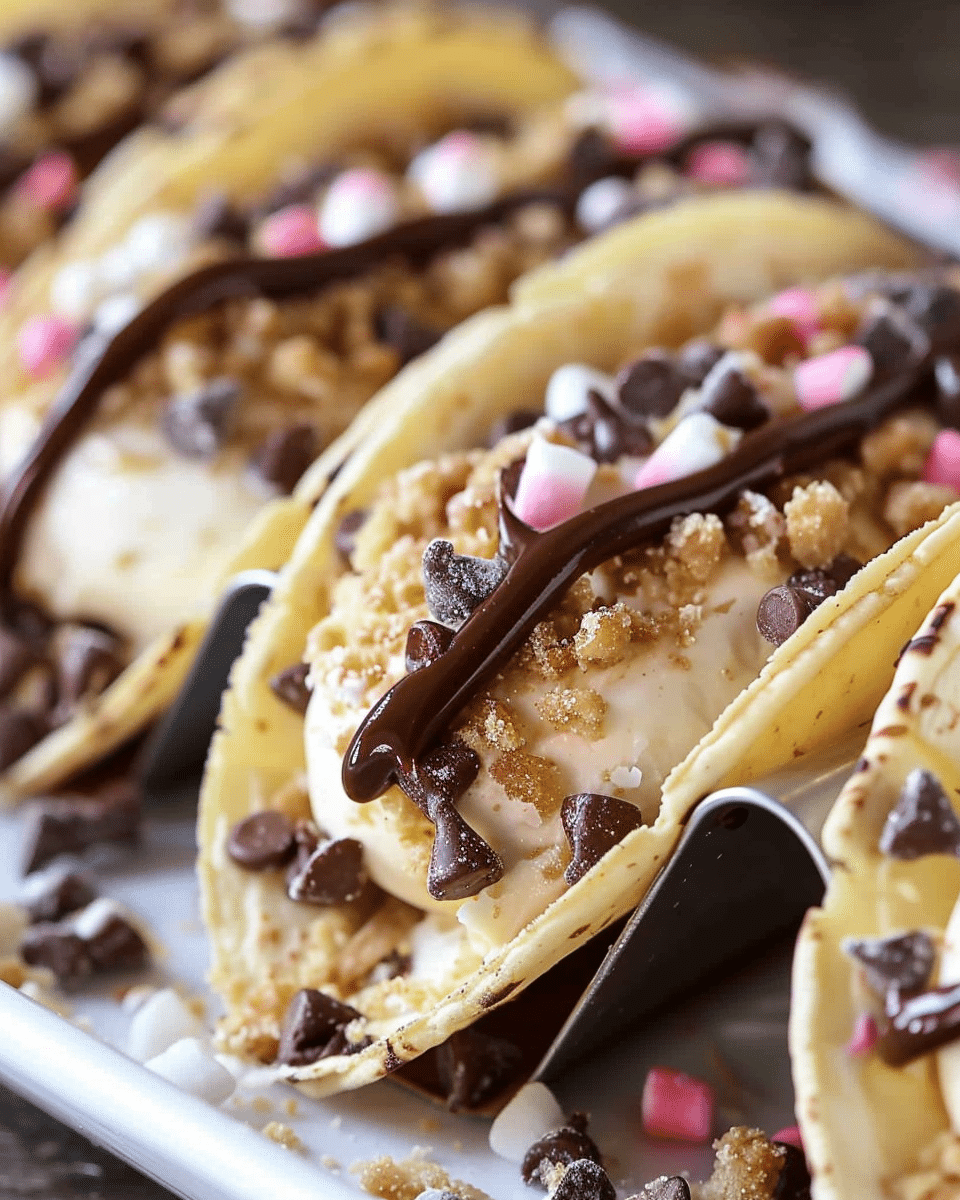 Cheesecake Cookie Dough Tacos