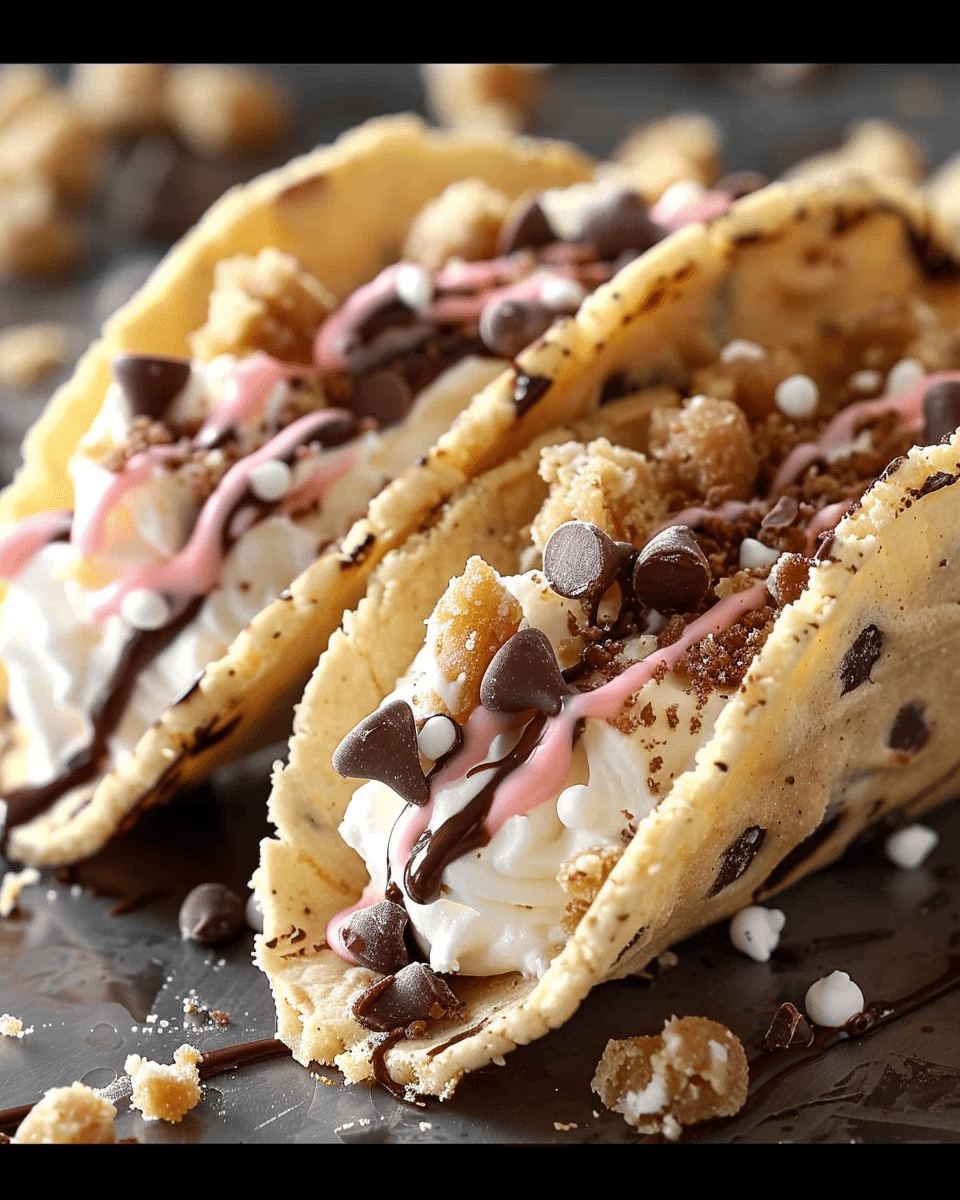 Cheesecake Cookie Dough Tacos