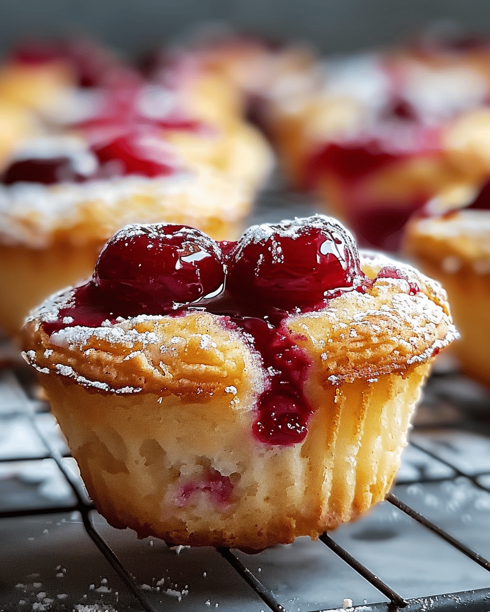 Cherry Cheesecake Crescent Muffins: A Sweet and Creamy Delight