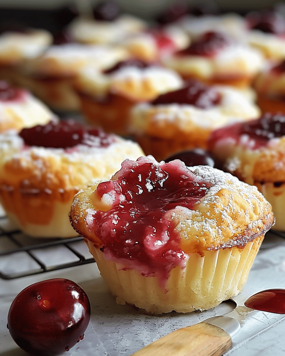 Cherry Cheesecake Crescent Muffins: A Sweet and Creamy Delight