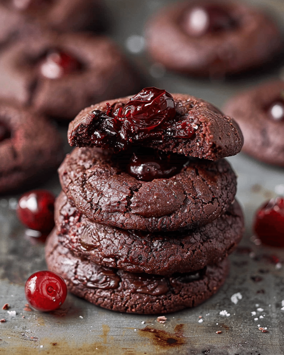 Chocolate Cherry Cookies