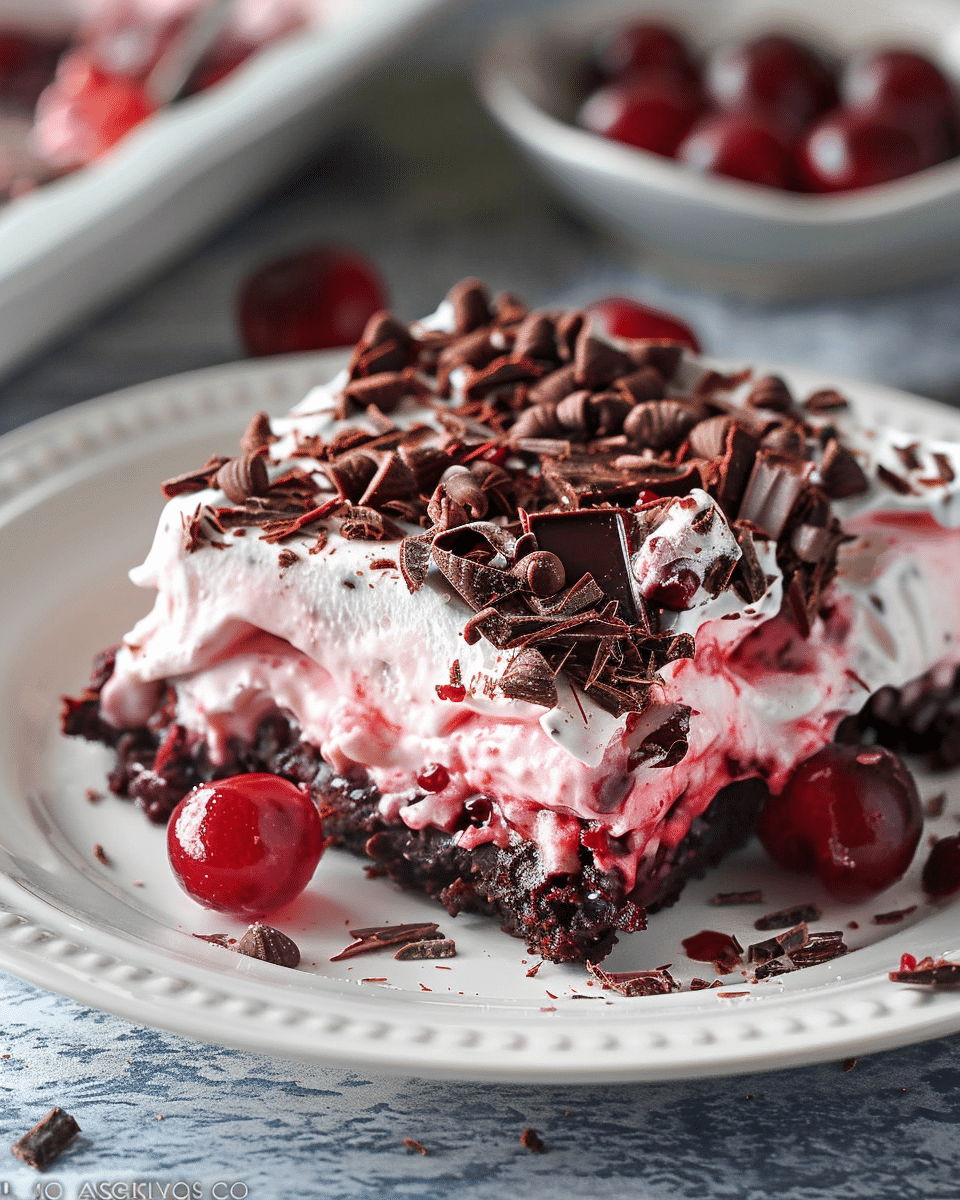 Chocolate Cherry Lush: A Decadent Layered Delight
