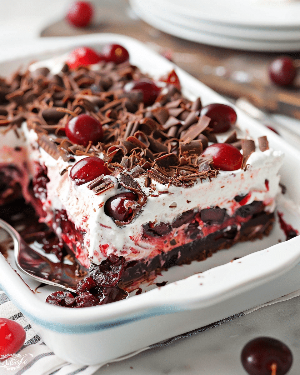 Chocolate Cherry Lush: A Decadent Layered Delight