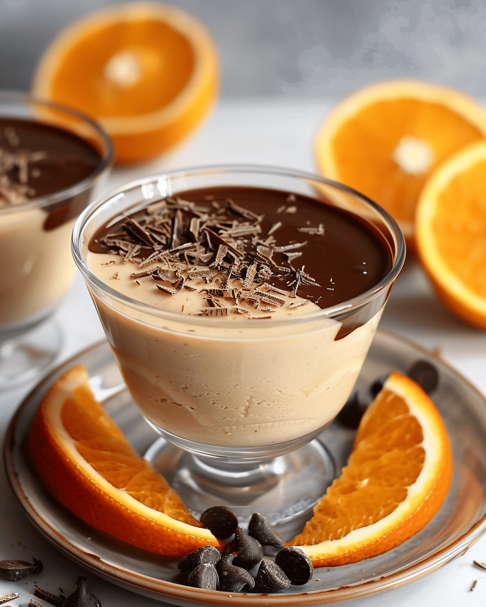 Chocolate Orange Posset