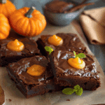 Chocolate Pumpkin Patch Brownies