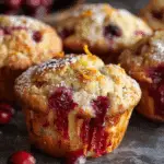 Cranberry Muffins with Orange Zest