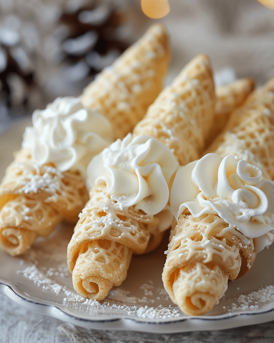 Cream Horn Cookies (Lady Locks)