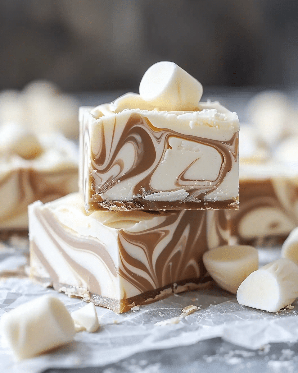 Creamy Marshmallow Swirl Fudge You Can’t Resist Making