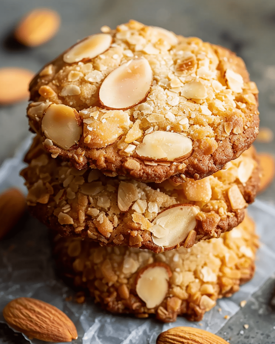 Crispy Almond Cookies with Butter Flavor Recipe