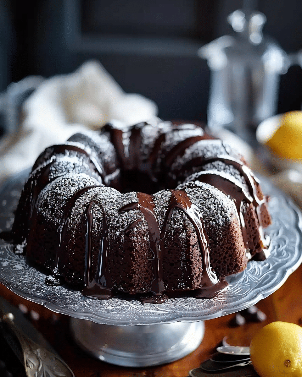Dark Chocolate Bundt Cake: An Incredible 7-Step Recipe
