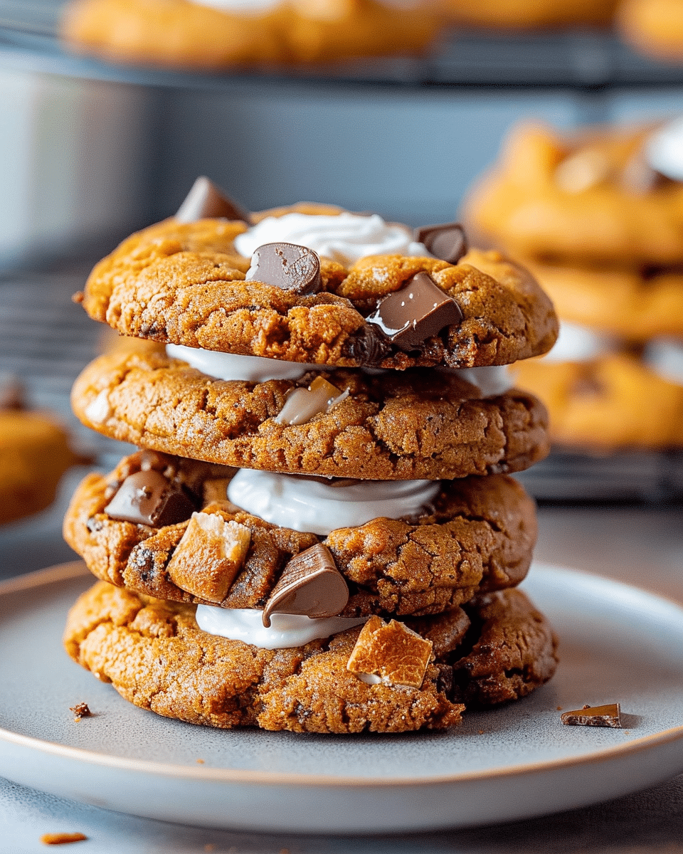 Delicious Pumpkin S’mores Cookies: The Perfect Fall Treat for Halloween