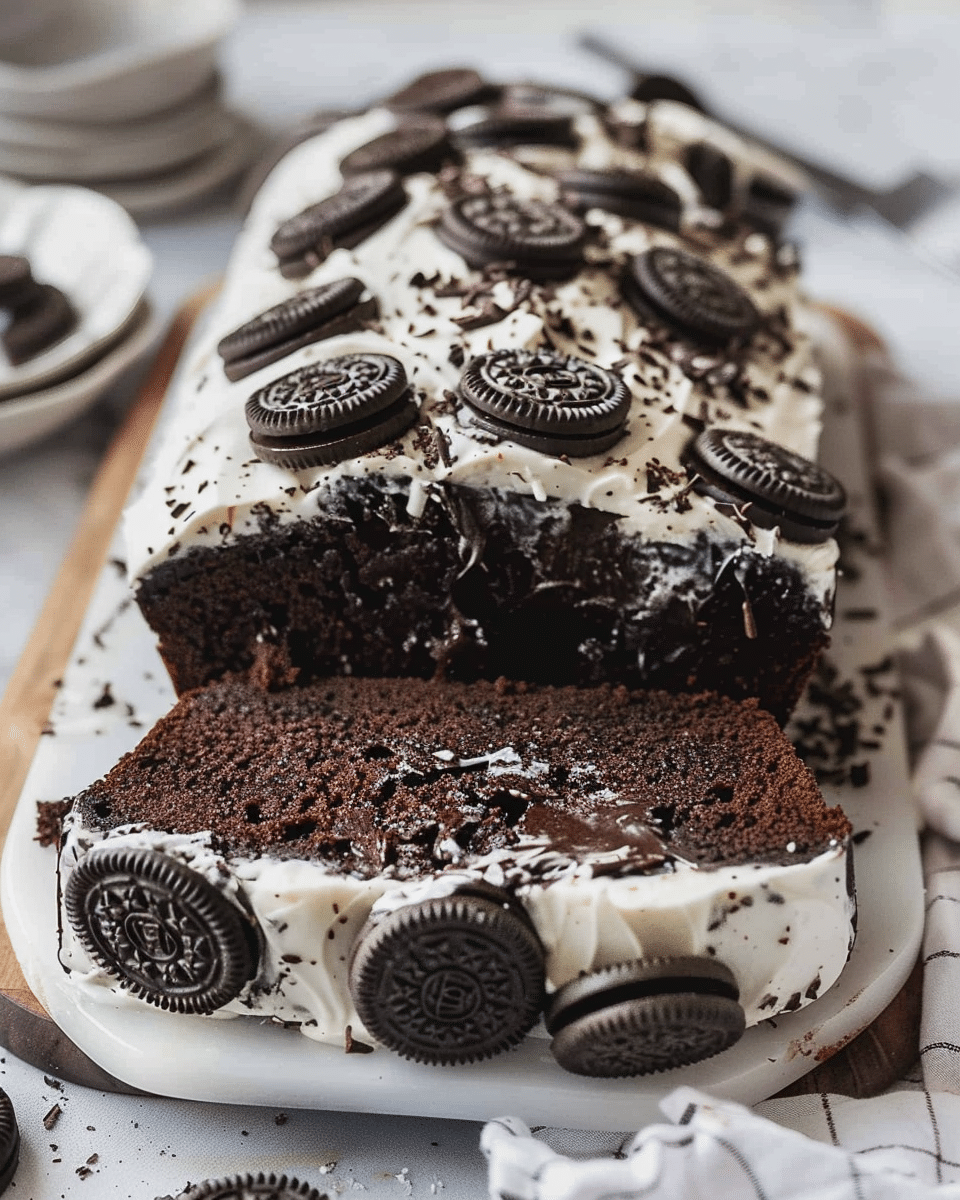 Easy Chocolate Oreo Bread (Cookies and Cream) Recipe