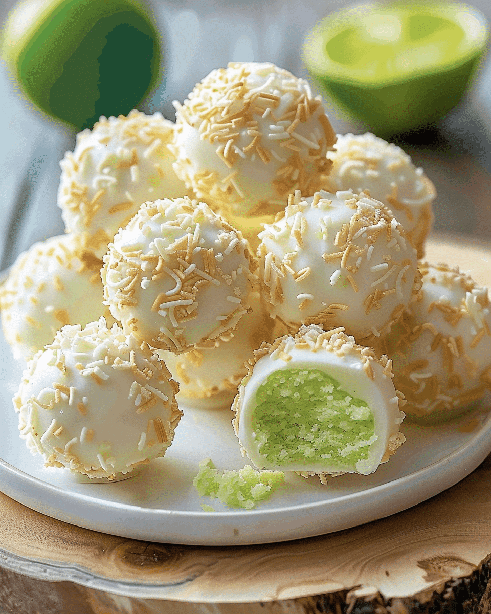 Easy and Zesty Key Lime Truffles