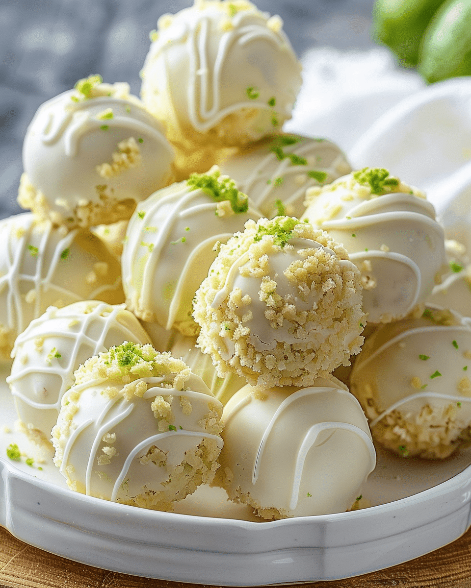 Easy and Zesty Key Lime Truffles