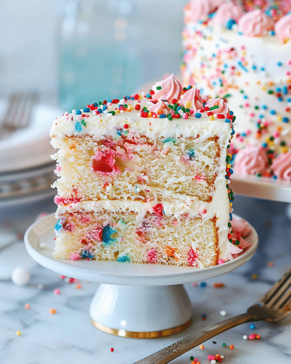 Funfetti Cake – From Scratch!