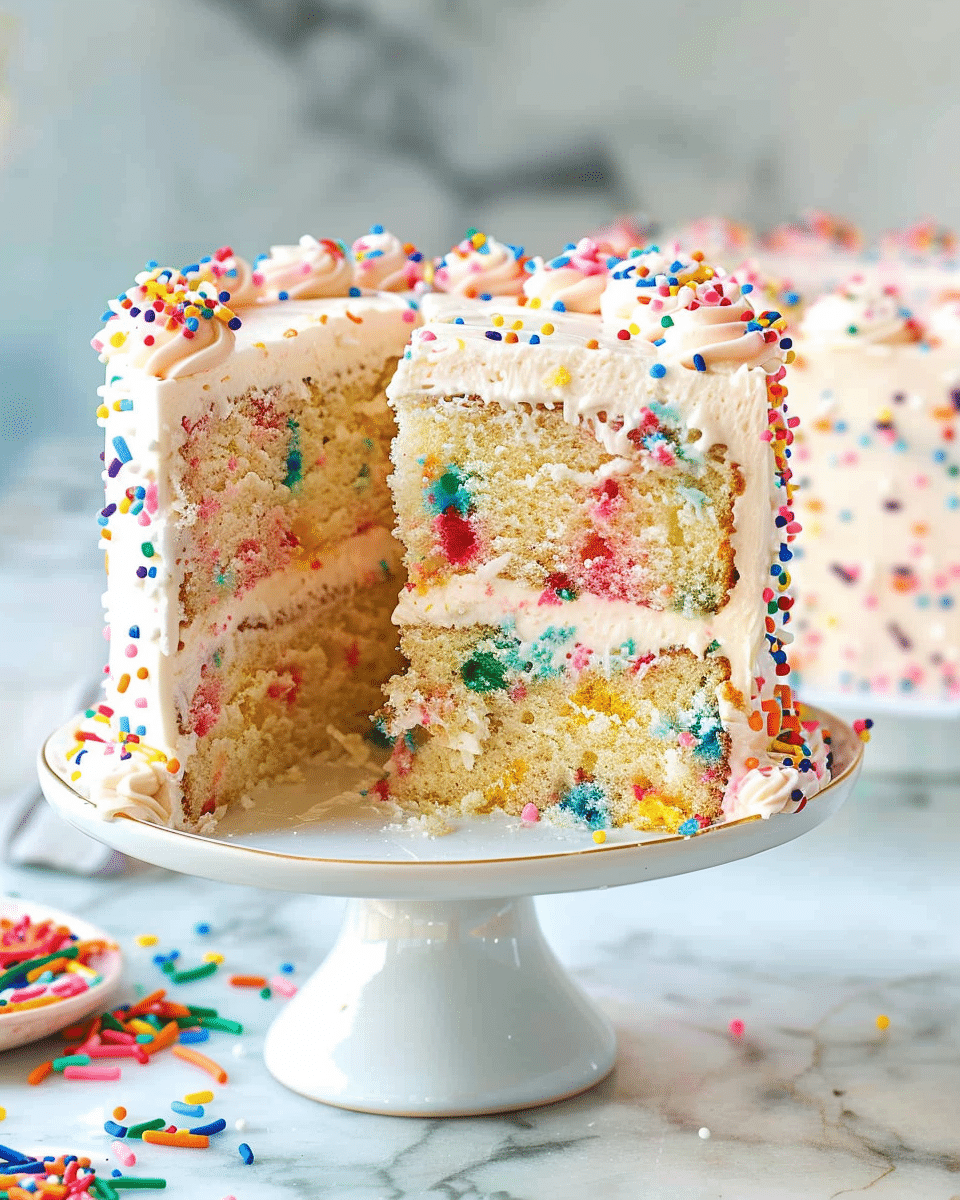 Funfetti Cake – From Scratch!