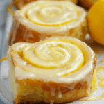 Glazed Lemon Cheesecake Rolls