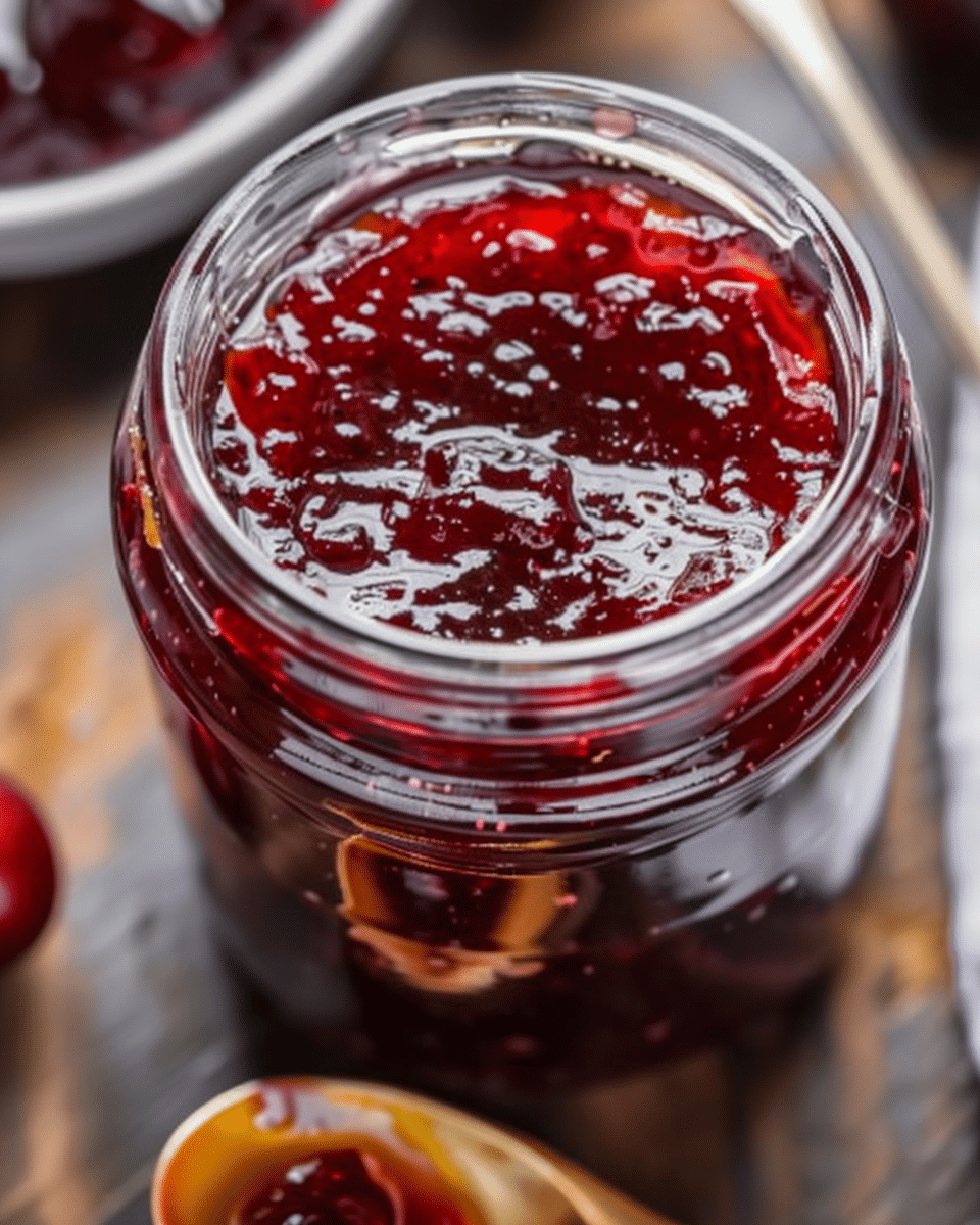 Homemade Cherry Amaretto Jam Recipe