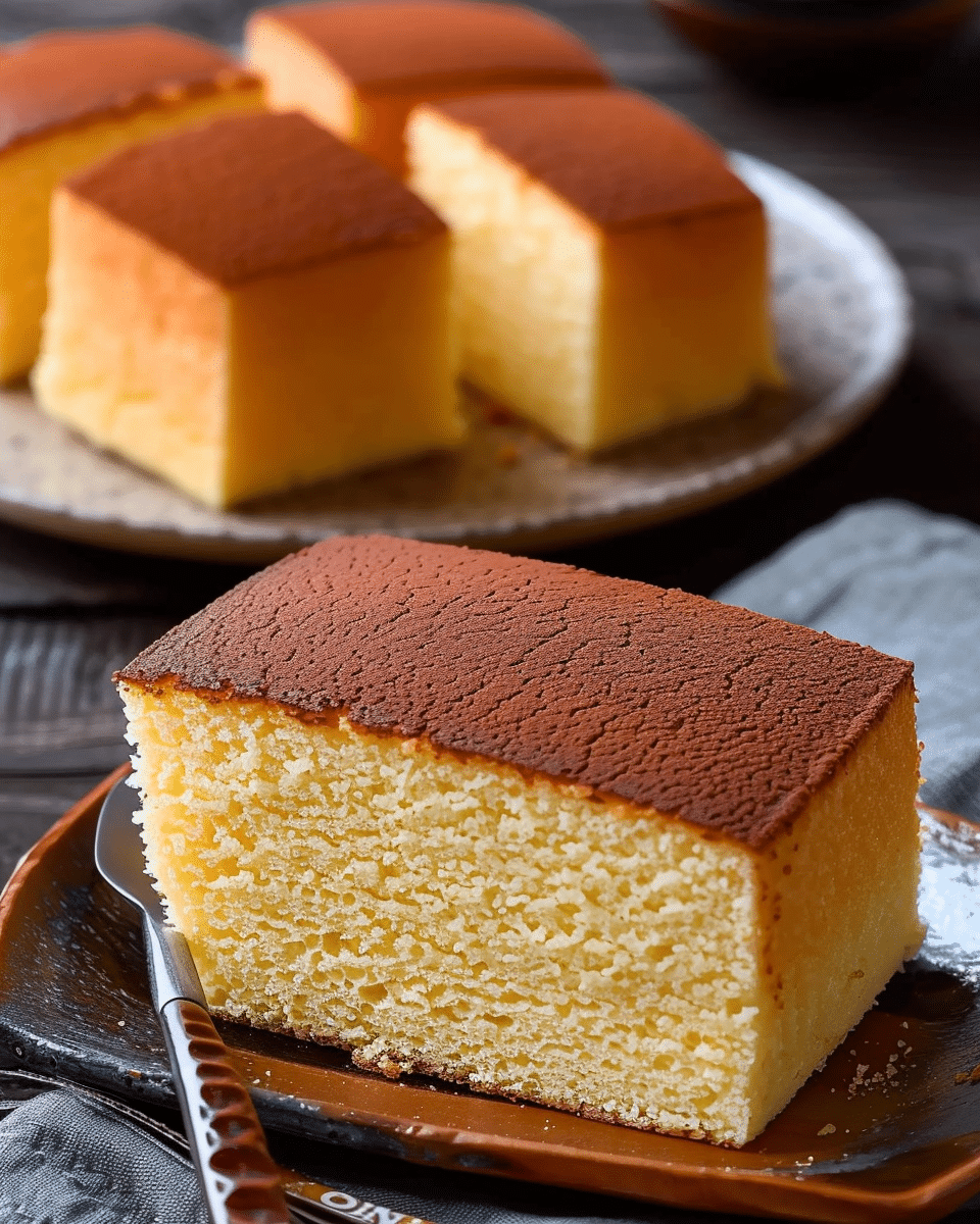 Japanese Castella Cake (Kasutera)