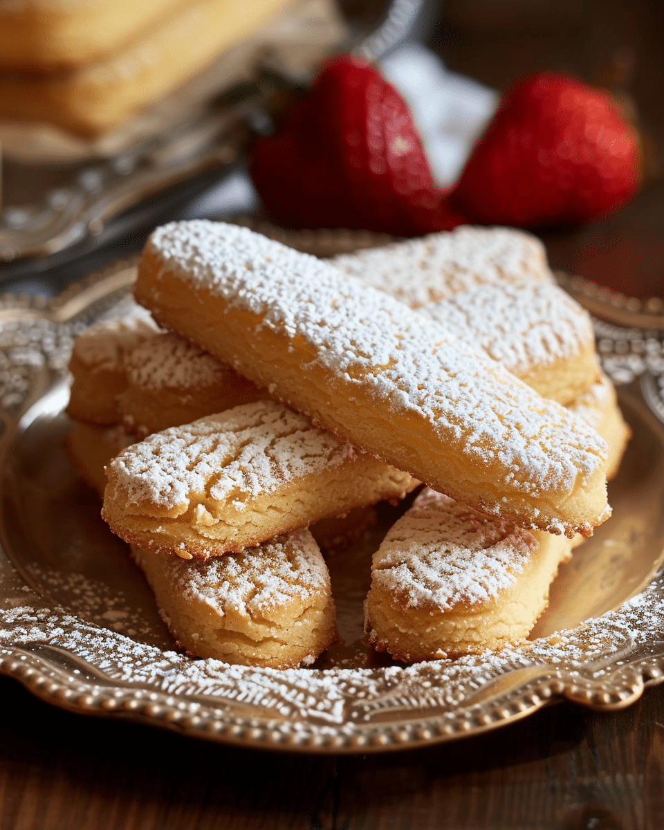 Homemade Ladyfingers Cookies