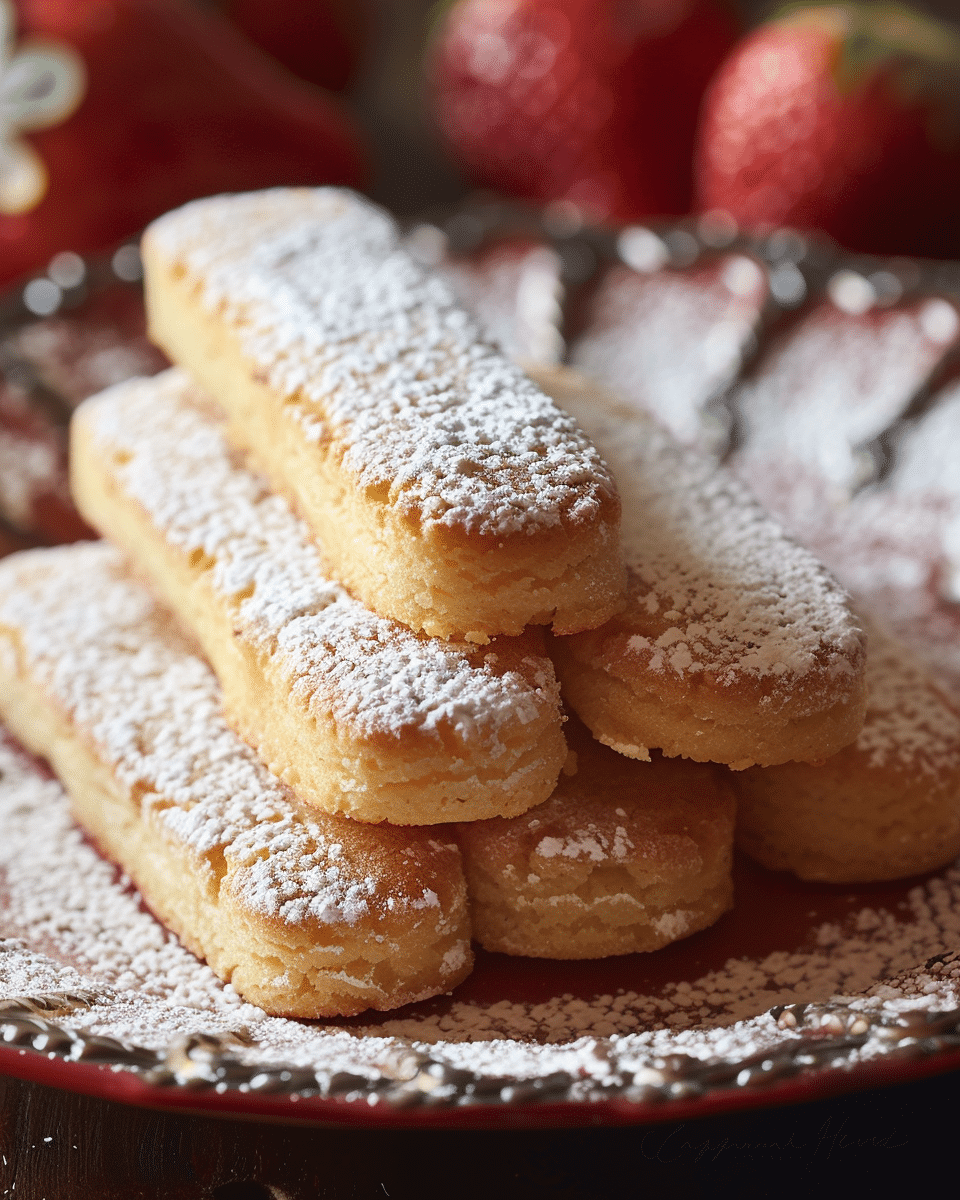 Homemade Ladyfingers Cookies