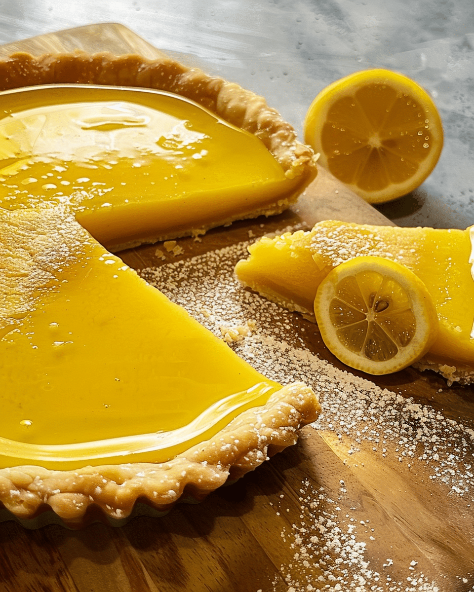 Lemon-Olive Oil Tart: A Bright and Sophisticated Dessert with Mediterranean Flair