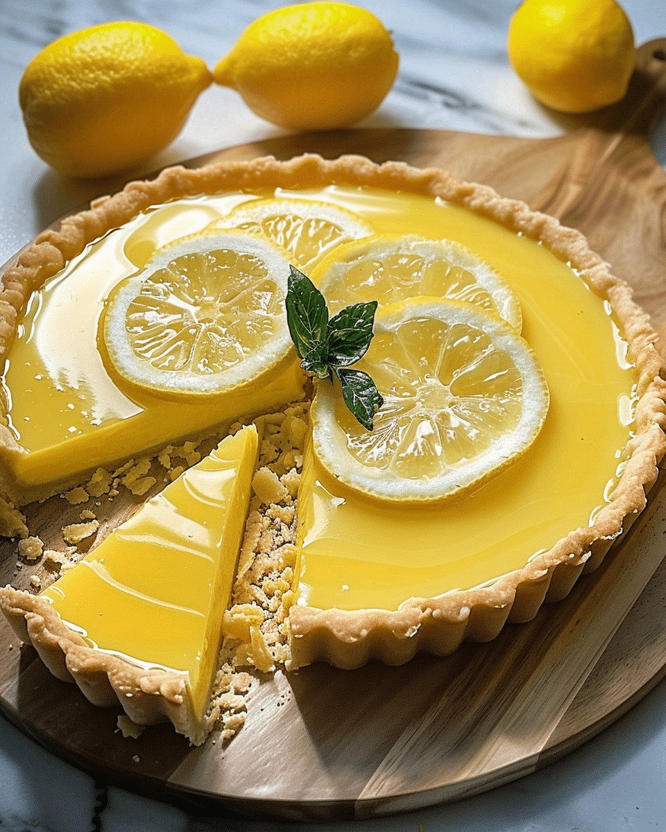 Lemon-Olive Oil Tart: A Bright and Sophisticated Dessert with Mediterranean Flair