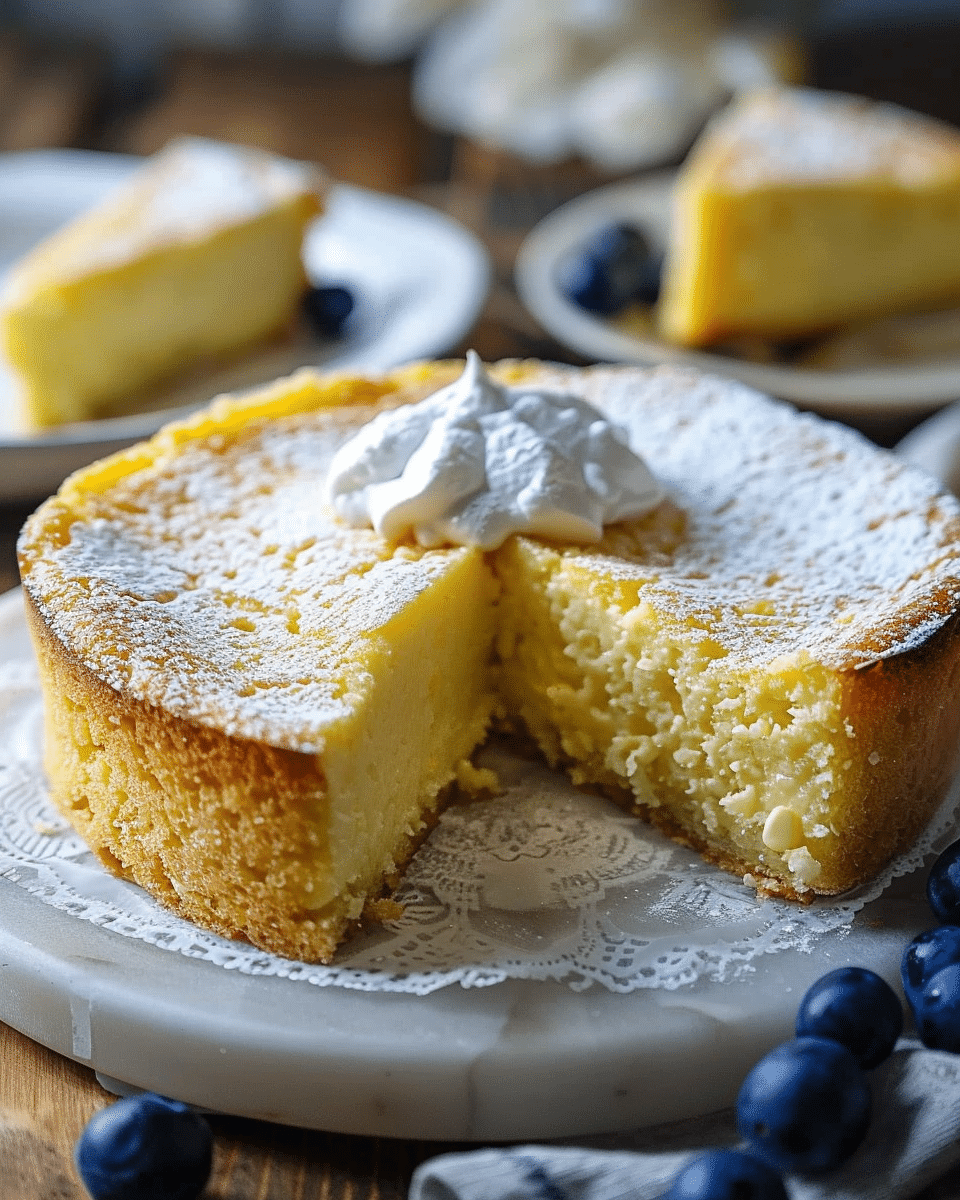 Magic Custard Corn Cake
