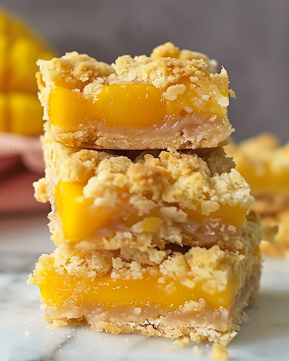 Mango Crumb Bars