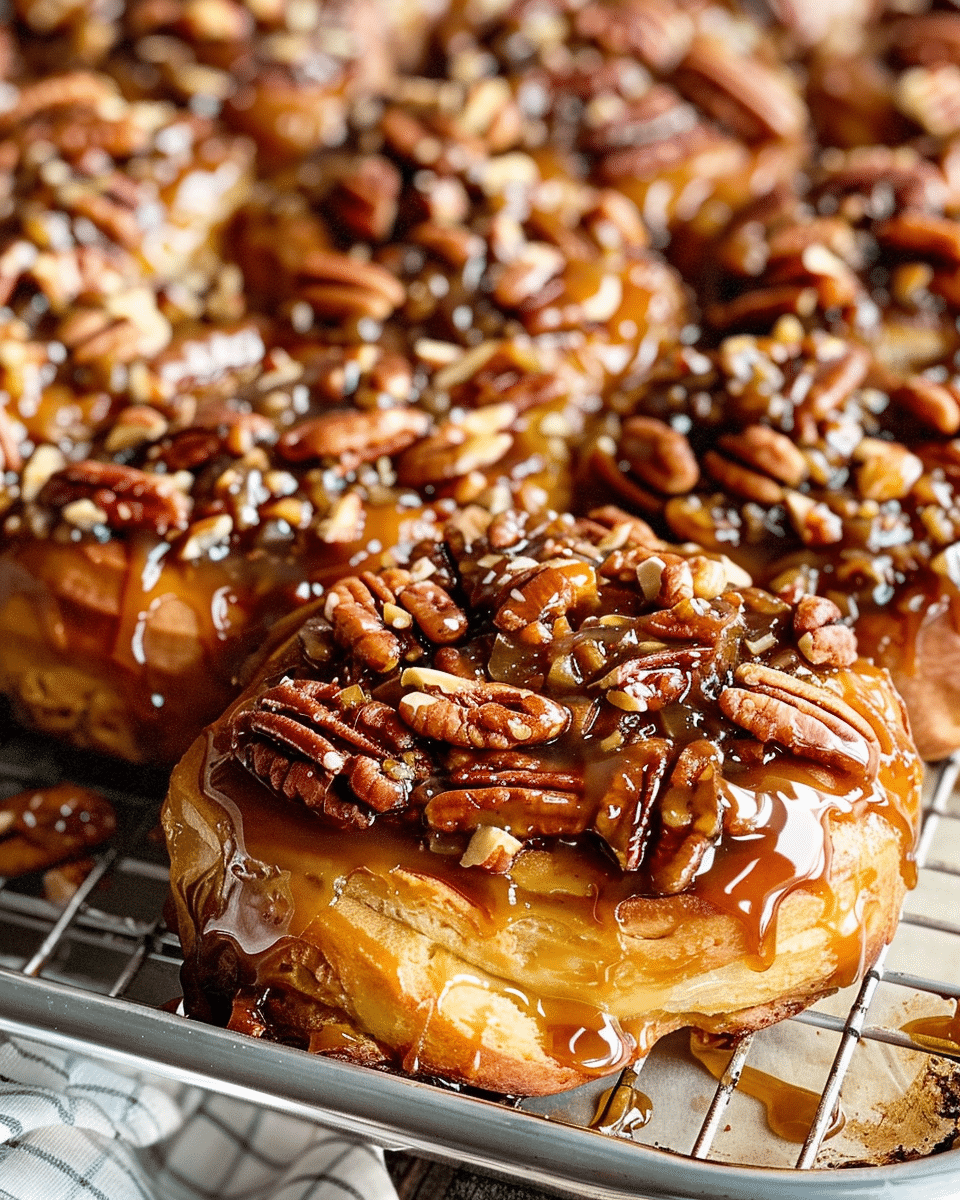 Maple Caramel Pecan Sticky Buns
