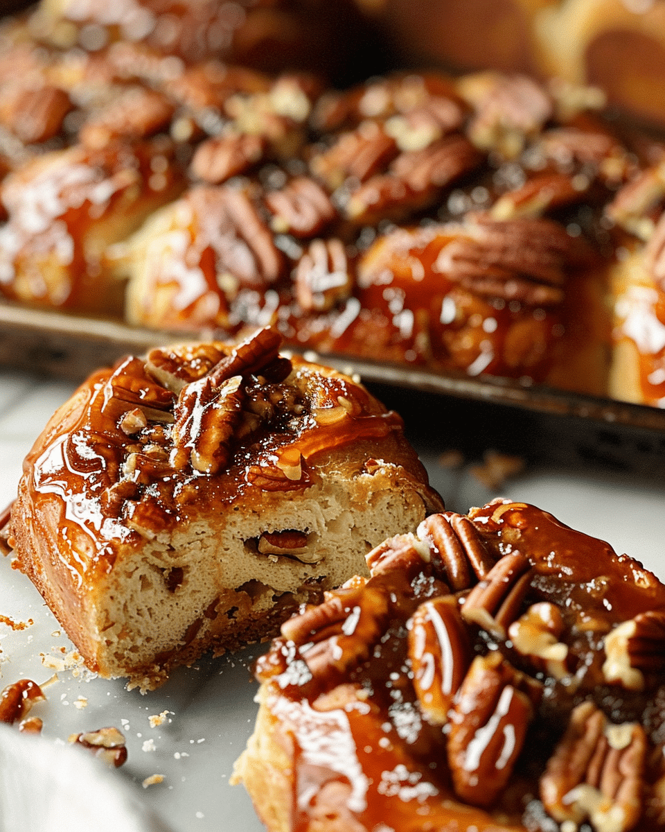 Maple Caramel Pecan Sticky Buns