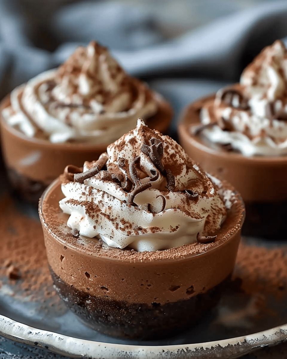 No-Bake Mocha Mousse Cups Recipe